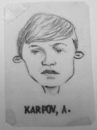 Caricatura de Karpov