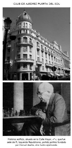 Edificio del Club de Ajedrez Puerta del Sol. Sede histórica del partido de Manuel Azaña