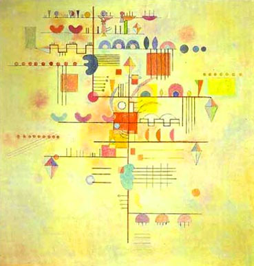 "Teoría de ajedrez" de Kandinsky, 1937. The Solomon R. Guggenheim Museum, Nueva York 