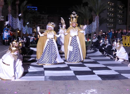 Ajedrez viviente Carnaval Cádiz